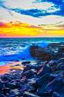 Balis sunsets are considered postcard-perfect, with their stunning colors and breathtaking scenery Art Print